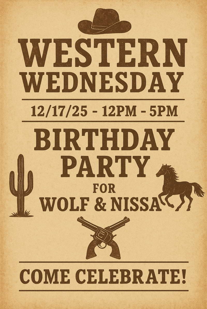 Nissa & Wolf&rsquo;s Birthday Party